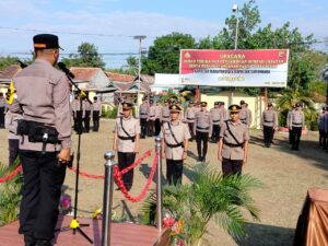 Pimpin Sertijab Dua Kapolsek, Kapolres Eko Sutomo Ingatkan Jabatan Adalah Amanah