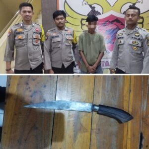 Gerak Cepat Polsek Monta Amankan Terduga Pelaku Penganiayaan di Desa Sie