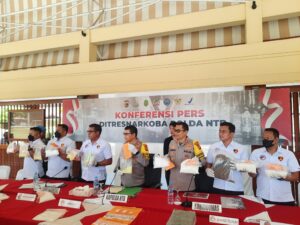 Angka Pengungkapan Kasus Narkoba di NTB Lebihi Target
