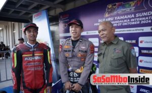 Ikut Balapan di Sirkuit Mandalika, Anggota Ditpolairud Polda Bali Berhasil Podium