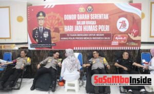 Polda NTB Gelar Donor Darah di Hari Jadi Humas Polri ke-73, Targetkan 2073 Kantong Darah