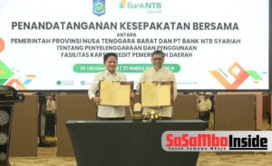 Bangun Sistem Keuangan Yang Transparan, Bank NTB Syariah Teken MoU dengan Pemprov NTB
