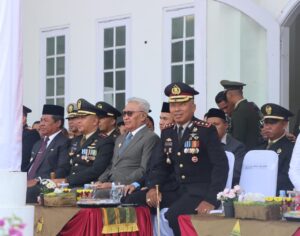 Wujud Sinegritas TNI-POLRI, Kapolres Eko Sutomo Hadiri Upacara HUT TNI KE- 79
