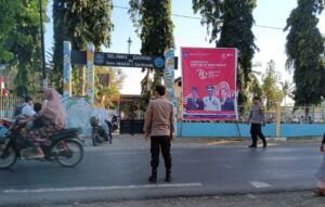 Beri Rasa Aman ke Pengguna Jalan, Polsek Sanggar Terjunkan Personil di Titik Rawan