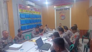 Siwas Polres Bima Gelar Rapat pra Audit Kinerja Itwasda Polda NTB Tahap 2 Tahun 2024