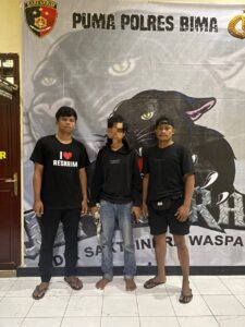 Salah Satu Terduga Pelaku Asusila Berhasil Diringkus Satreskrim Polres Bima