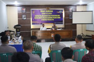 Siwas Polres Bima Gelar Pengawasan dan Monitoring Audit Kinerja Itwasda Polda NTB  Tahap II
