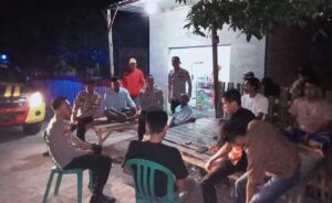 Pastikan Keamanan dan Kondusifitas Wilayah Jelang Pilkada, Polsek Monta Optimalkan Patroli Malam