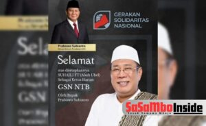 Prabowo Angkat Abah Uhel Jadi Ketua Harian GSN NTB