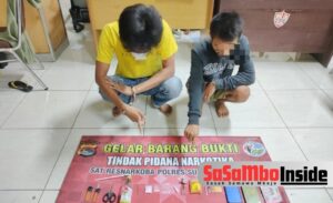 Polisi Bekuk Dua Pengedar Narkoba Jenis Sabu