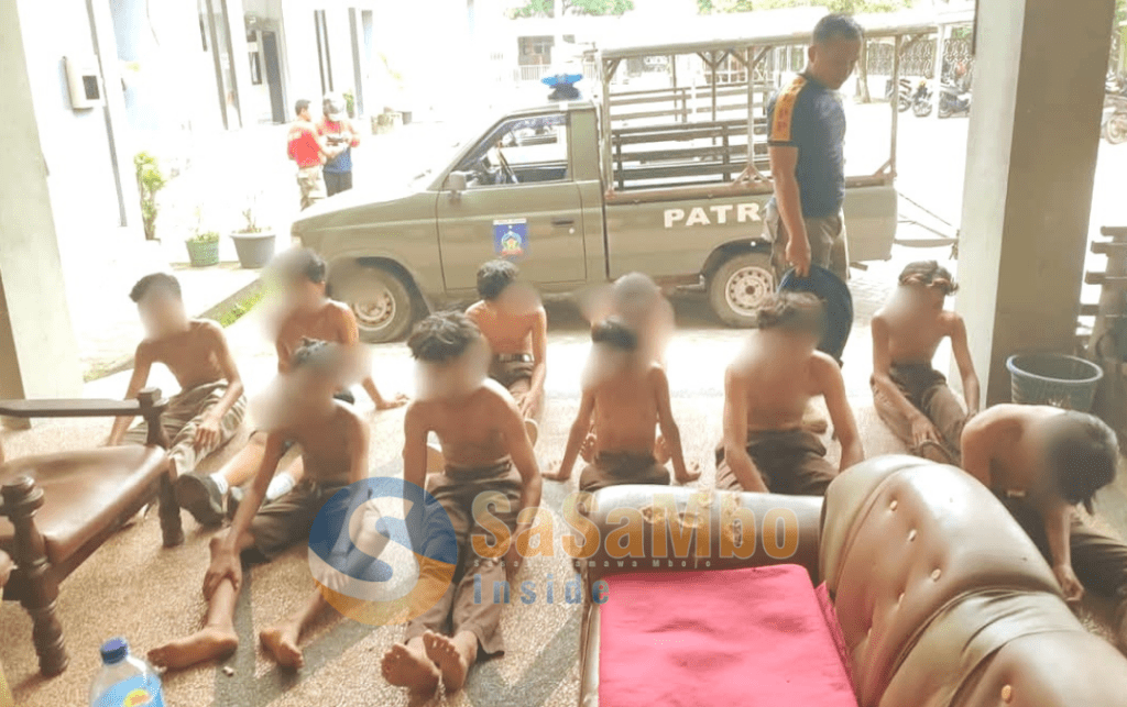 Satpol PP Tertibkan Balap Liar di Bendungan Batujai, 10 Pelajar Diamankan