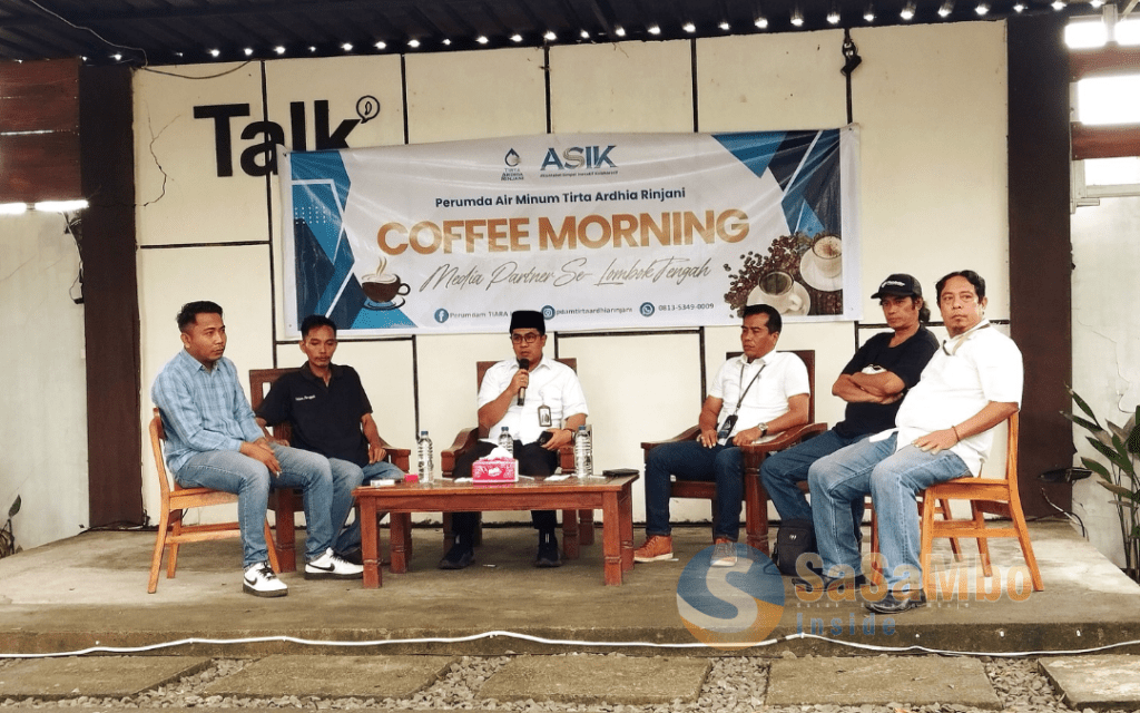 PDAM Tirta Ardhia Rinjani Lombok Tengah Gelar Coffee Morning Bersama Wartawan