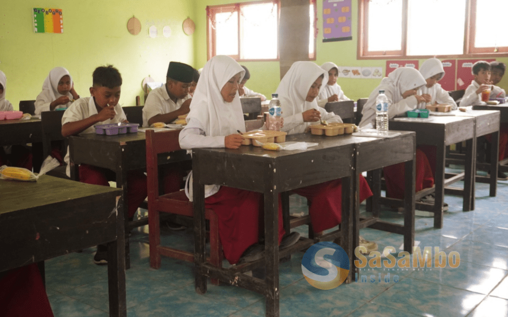 Penyaluran Makan Bergizi Gratis (MBG) di Desa Bonder Resmi Dimulai