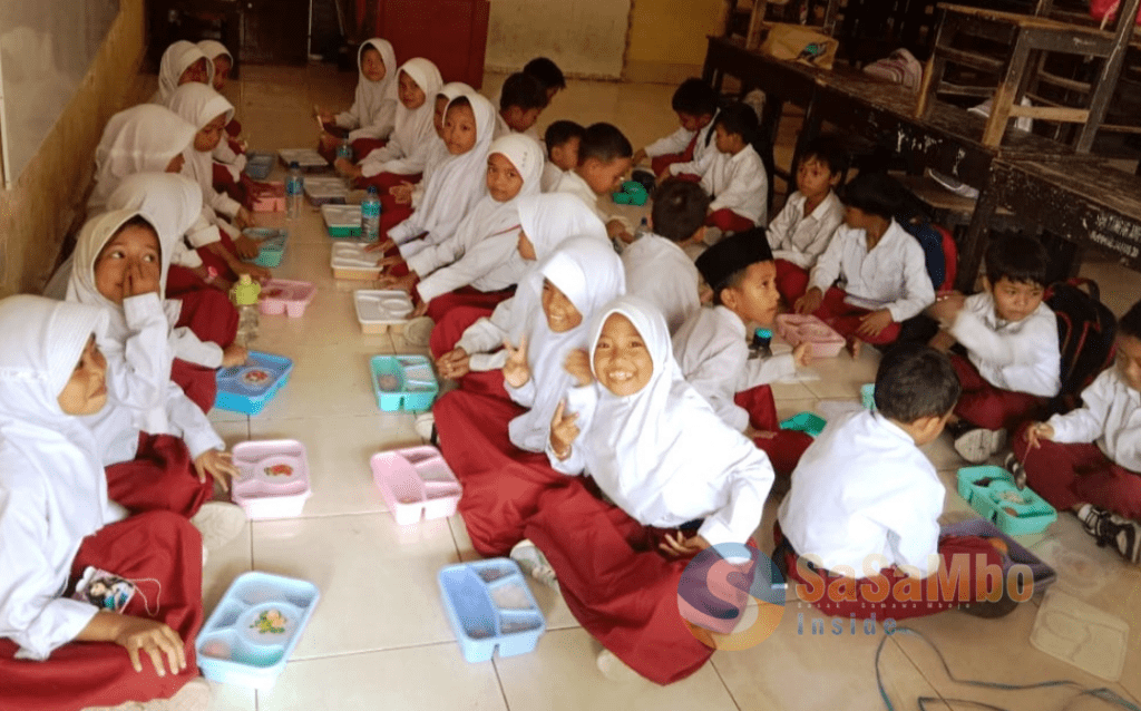 Program MBG Berjalan Lancar, SDN Tampar-Ampar Merasakan Manfaatnya