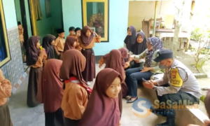 Tingkatkan Minat Baca & Literasi, Perpustakaan Desa Semparu Jalin Kerjasama dengan MI Babulkhair Semparu