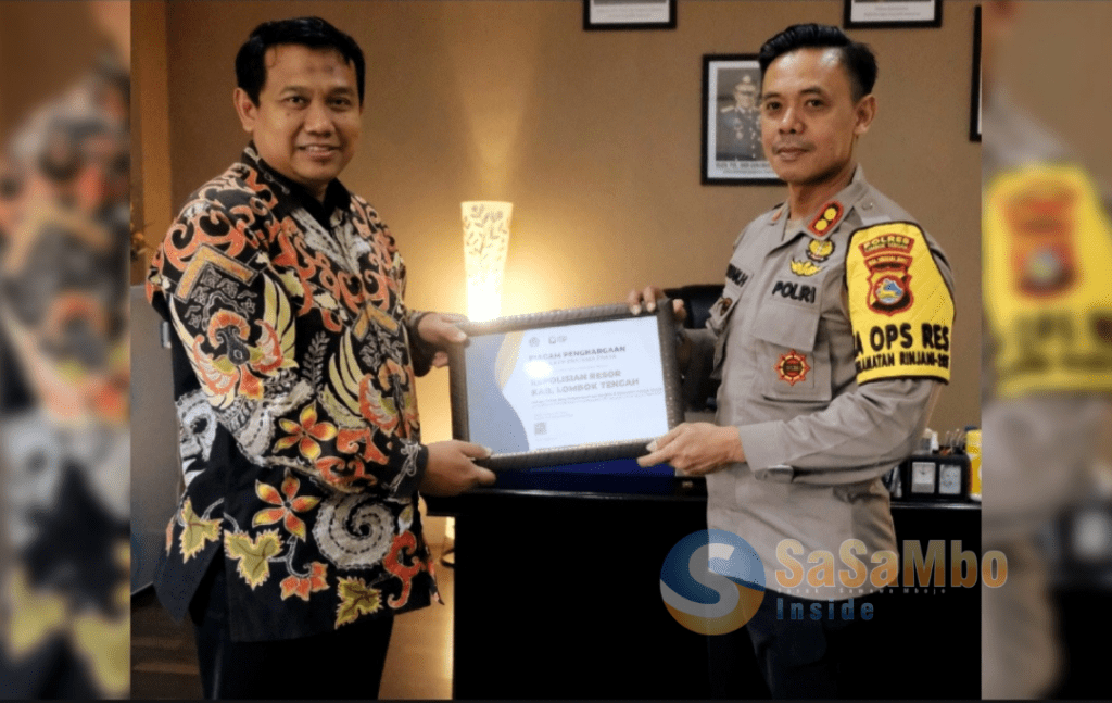 Kepala KPP Pratama Praya Apresiasi Polres Lombok Tengah atas Kepatuhan Pajak