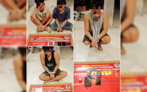 8,98 Gram Sabu Disita, Polisi Ciduk 4 Pelaku di Lombok Tengah