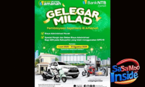 Dapatkan Promo Menarik! Gelegar Milad Bank NTB Syariah 2025 Resmi Dimulai