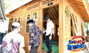 Bank NTB Syariah Bangun Musholla Cantik di Pantai Nipah