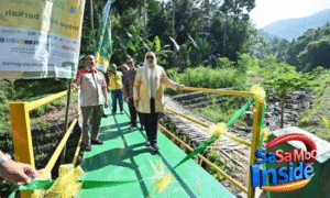 Lewat Dana CSR, Bank NTB Syariah Hadirkan Jembatan Amanah bagi Masyarakat Batulayar