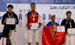 Perkemi Lombok Tengah Kirim Tiga Atlet Kempo ke PON Beladiri di Kudus, Targetkan Medali Emas