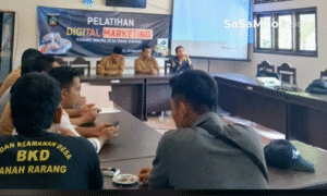 Pemdes Tanak Rarang Genjot Pelaku Usaha Lewat Pelatihan Digital Marketing