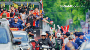 Ribuan Warga Tumpah Ruah Sambut Bintang MotoGP Jelang Balapan Mandalika