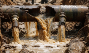 Kerap Rusak, Warga Curiga Ada yang Tak Beres dengan Pipa PDAM Loteng