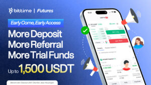 Bittime Buka Waitlist Eksklusif Flexible Futures, Beri Akses Early Bird dan Trial Funds Hingga $1.500 USDT