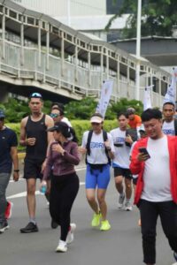 Dukung Gaya Hidup Sehat, BRI Branch Office Otista Region 6 Gelar Aksi di Car Free Day