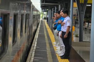 Hujan Ekstrem Rendam Jalur Semarang, Sejumlah KA Tujuan Jakarta Alami Keterlambatan