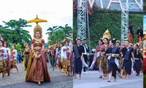Semarakkan Bau Nyale 2026, Ribuan Putri Mandalika Ikuti Karnaval di Kuta Mandalika