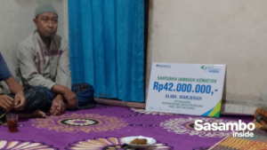 Ahli Waris Pekerja Mandiri di Peresak Terima Santunan BPJS Ketenagakerjaan