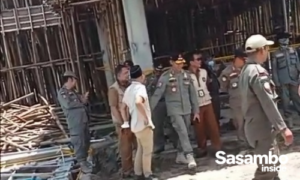 Ngeyel Bangun Kolam Renang di Sempadan Pantai, Bangunan Vila di Selong Belanak Disegel Satpol PP