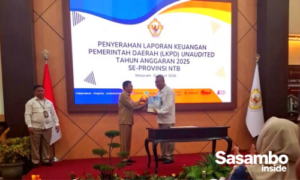 Hadiri Penyerahan LKPD 2025, Bupati Pathul Bahri Tegaskan Transparansi Keuangan