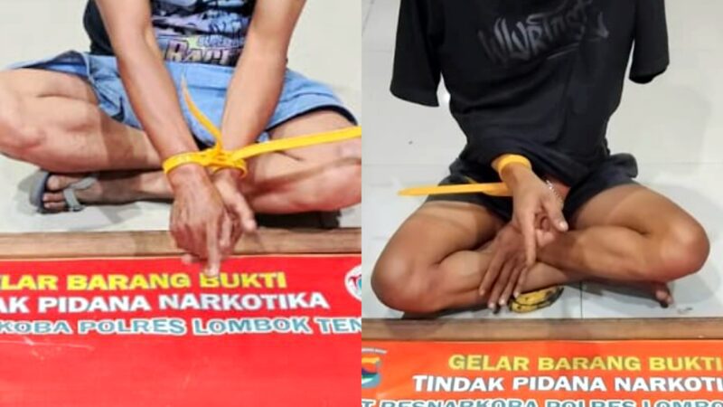 Polisi Ringkus Dua Terduga Pengedar Sabu, Satu Diduga Pemasok Utama