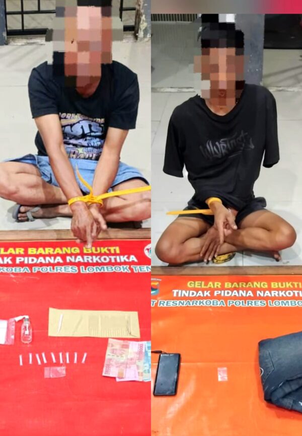 Terduga pelaku penyalah gunaan dan pengedar narkotika jenis sabu.