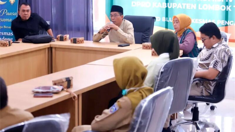 Uji Lapangan LKPJ 2025, Komisi IV DPRD Loteng Sidak Puskesmas hingga Sekolah