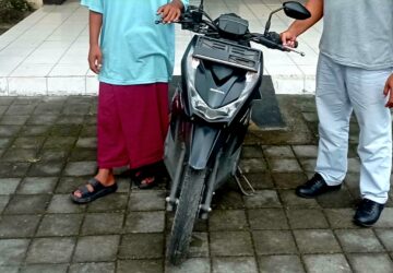 Gadaikan Motor Curian, Pemuda Kuripan Utara Tak Berkutik Saat Ditangkap