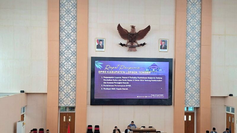 DPRD Setujui Perangkat Baru RSUD Praya