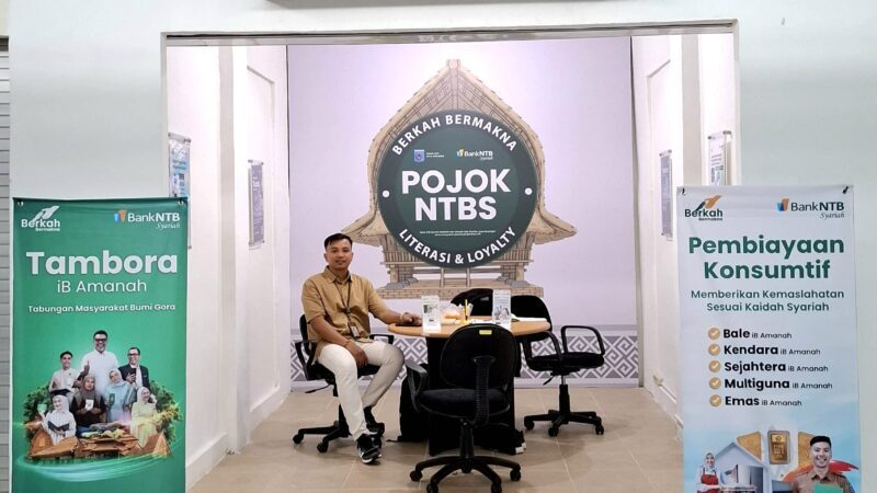 Sukses Dasan Agung Direplikasi, NTB Syariah Hadirkan “Pojok NTBS” di Ampenan