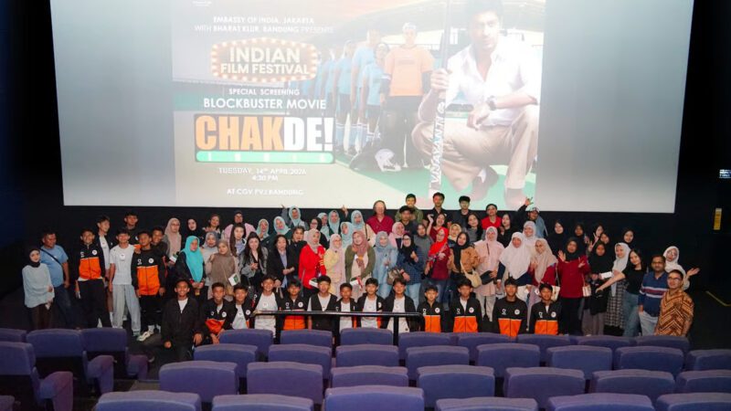 Pemutaran Film Chak De India di Bandung Perkuat Diplomasi India–Indonesia