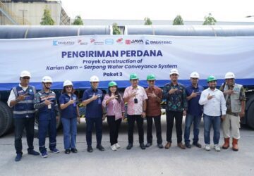 Perkuat Dukungan Infrastruktur Air Krakatau Pipe Resmi Memulai Pengiriman Perdana Proyek Karian