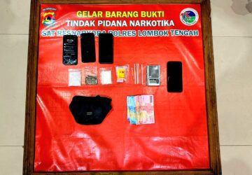 Praya Tak Lagi Aman? 4 Terduga Pengedar Ditangkap, Sabu dan Ganja Disita