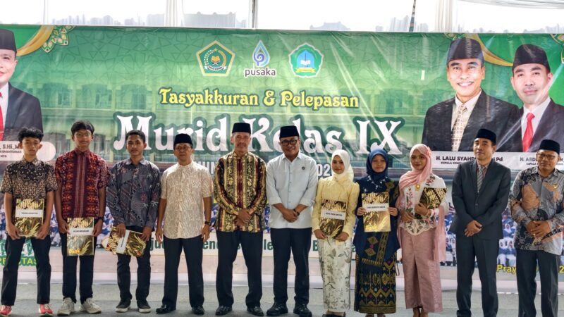 MTsN 1 Lombok Tengah Cetak Generasi Unggul, 6 Siswa Diterima di MAN Insan Cendekia Lotim
