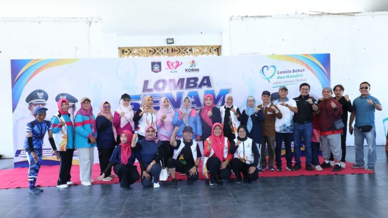 Meriahkan HLUN ke-30, Ratusan Lansia dan Pralansia Adu Semangat di Lomba Senam KLPI Lombok Tengah