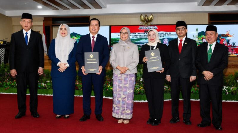 Tahun Pertama Kepemimpinan Iqbal–Indah, BPK Nilai Tata Kelola Keuangan NTB Makin Akuntabel