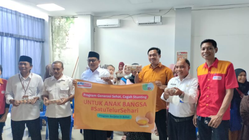 Alfamart Perluas Program Satu Telur Sehari, Desa Teratak Jadi Fokus Penanganan Stunting di NTB