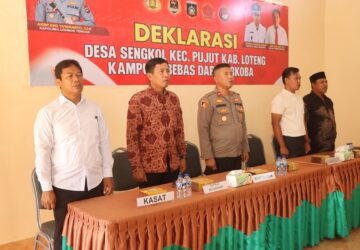Polres Lombok Tengah Deklarasikan Desa Sengkol sebagai Kampung Bebas Narkoba