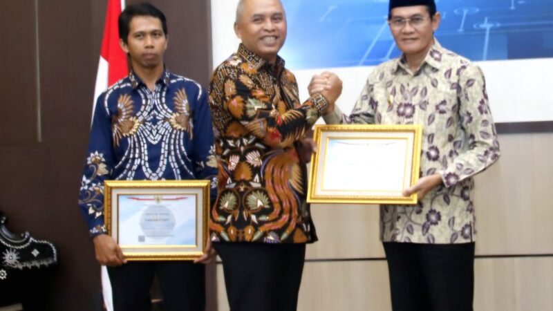 Wabup Nursiah Terima Pengakuan Resmi BSSN, Lombok Tengah Perkuat Tata Kelola Siber